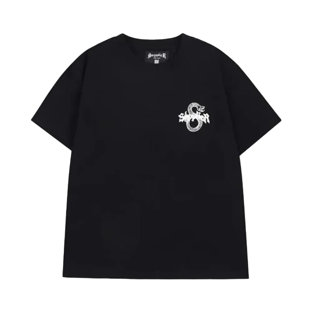 SUPPLIER Snake Logo Tee "Black"