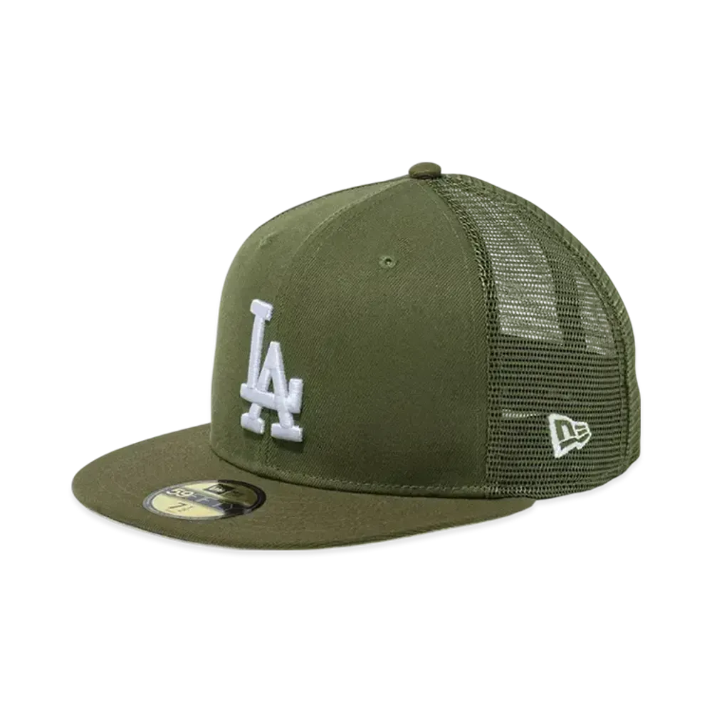 NEW ERA 59Fifty Tracker Los Angeles Dodgers "New Olive"