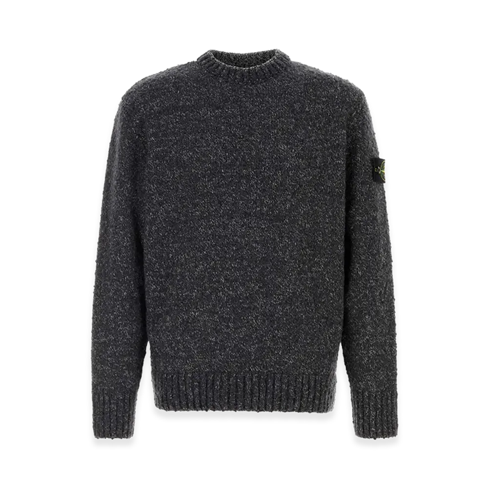 Stone Island Wool Blend Sweater "Grey/Dark Grey"