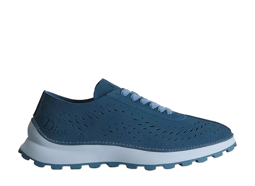 Dior Squash Sneaker Suede Calfskin "Blue"
