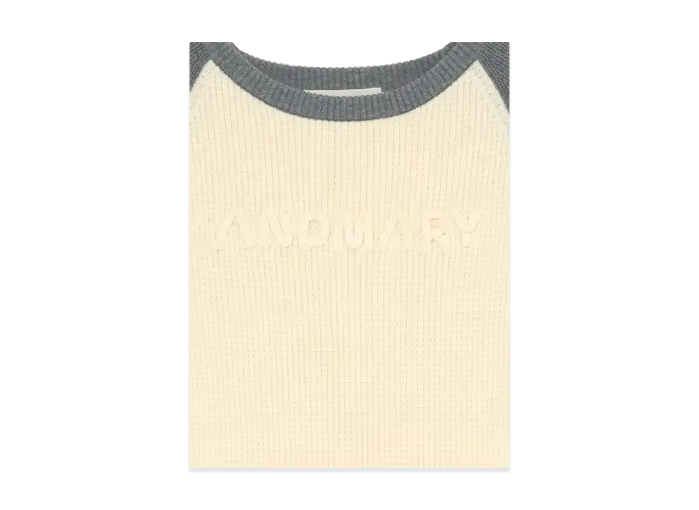 ANDMARY Women's Raglan Logo Tops 