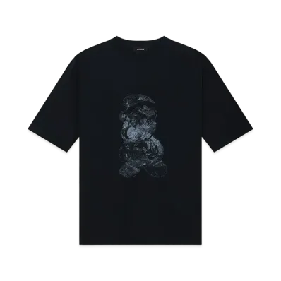 WE11DONE Overdyed T-shirt "Black"