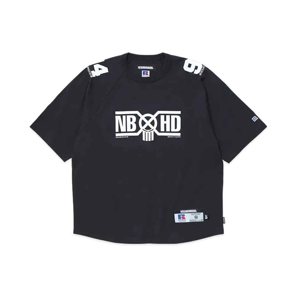 NEIGHBORHOOD x BOUNTY HUNTER x RUSSELL ATHLETIC Crewneck SS "Black"