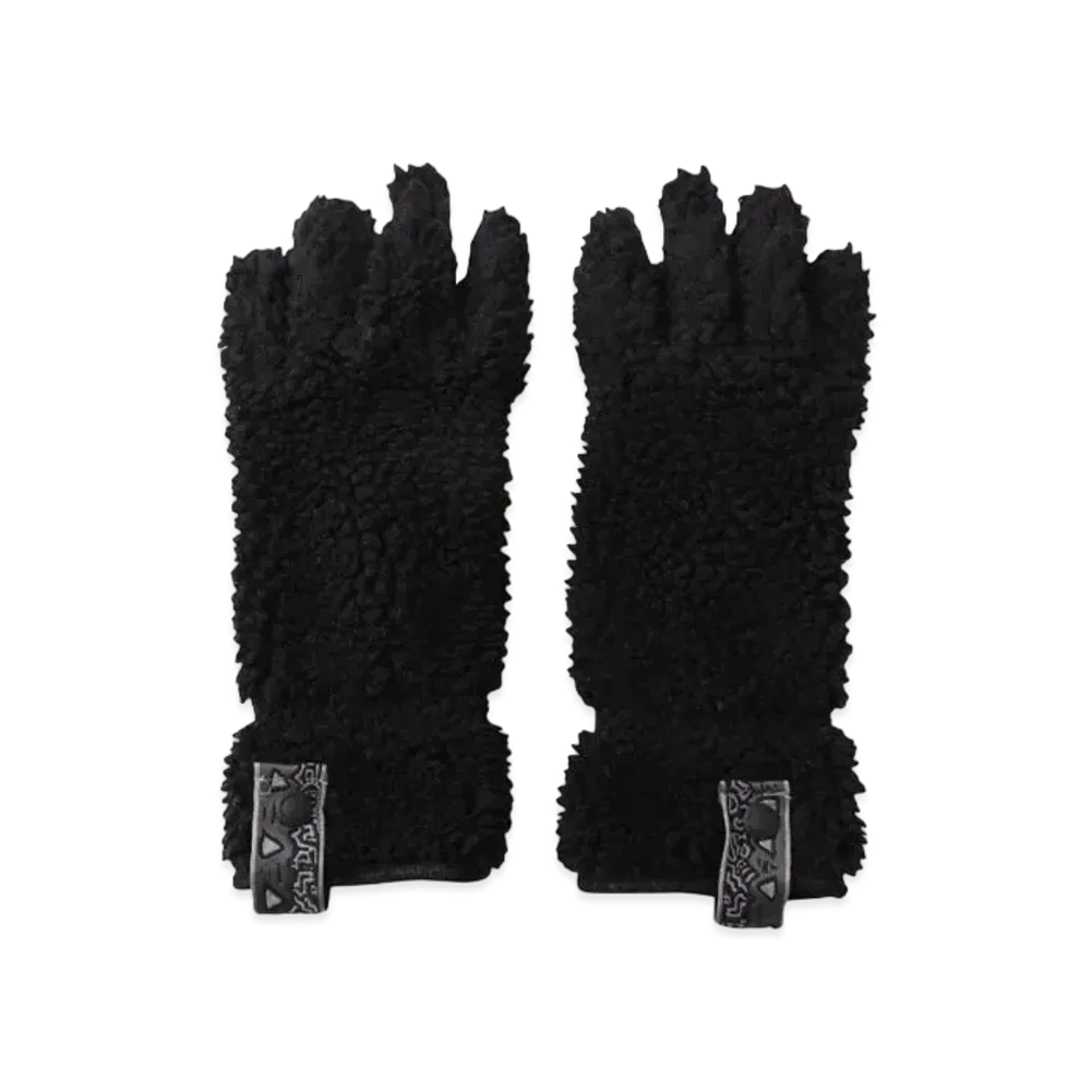 GRAMICCI x and wander JQ Tape Fleece Glove "Black"