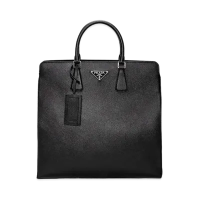 PRADA Saffiano Leather Prada Galleria Bag "Black"