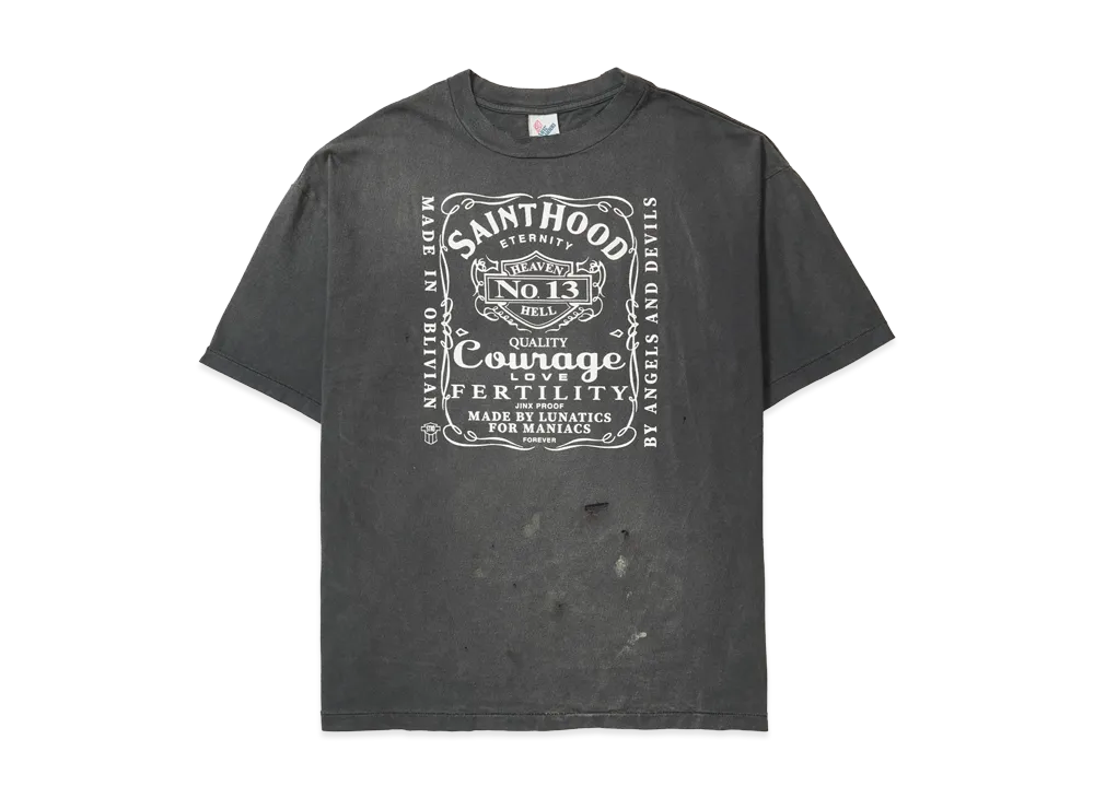 SAINT Mxxxxxx x NEIGHBORHOOD STHD SS Tee/Skull Bike "Black"