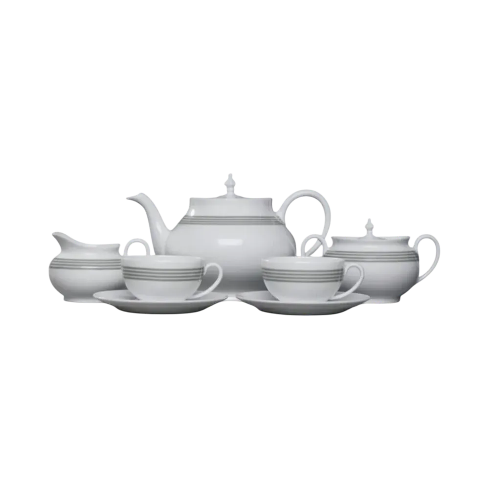 THOM BROWNE Limoges Porcelain 4-Bar Haviland Tea Time Set