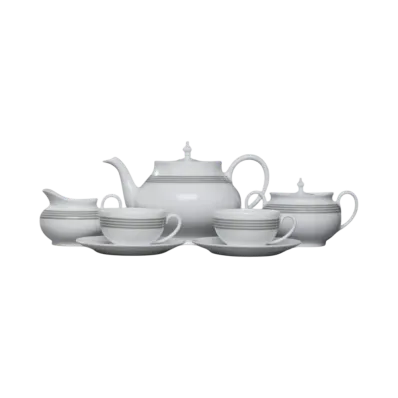 THOM BROWNE Limoges Porcelain 4-Bar Haviland Tea Time Set