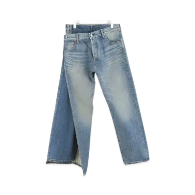 JUNYA WATANABE x Levi's Cotton Denim Product Processing Customized W Name Pants "Indigo"