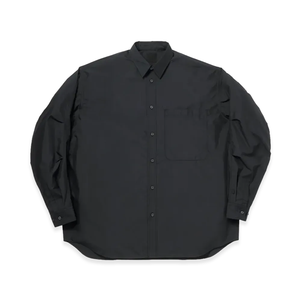 DAIWA PIER39 Tech Regular Collar Shirt L/S Solid "Ink Black"