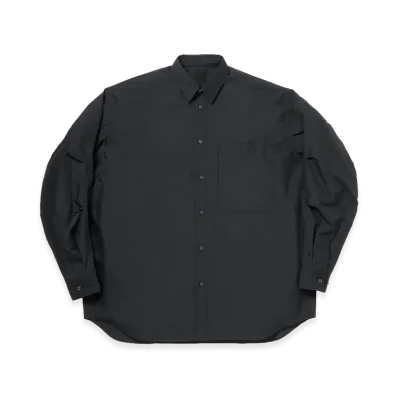 DAIWA PIER39 Tech Regular Collar Shirt L/S Solid "Ink Black"