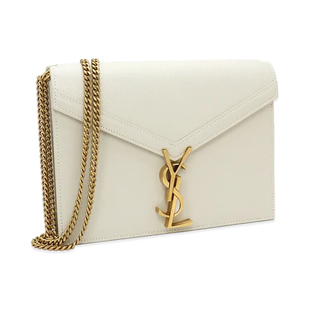 Saint Laurent Women's Cassandra Shoulder Bag "Crema Soft"