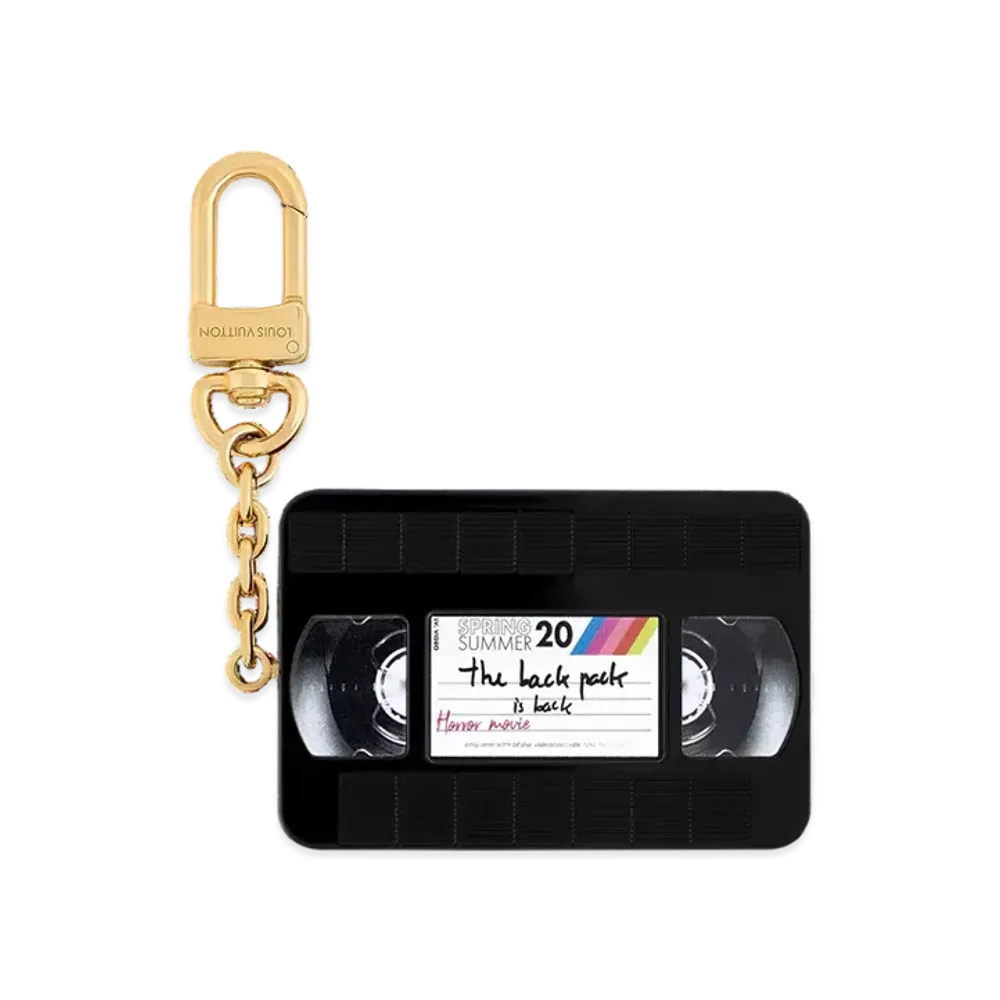 Louis Vuitton LV Record Bag Charm Monogram Canvas "Noir"