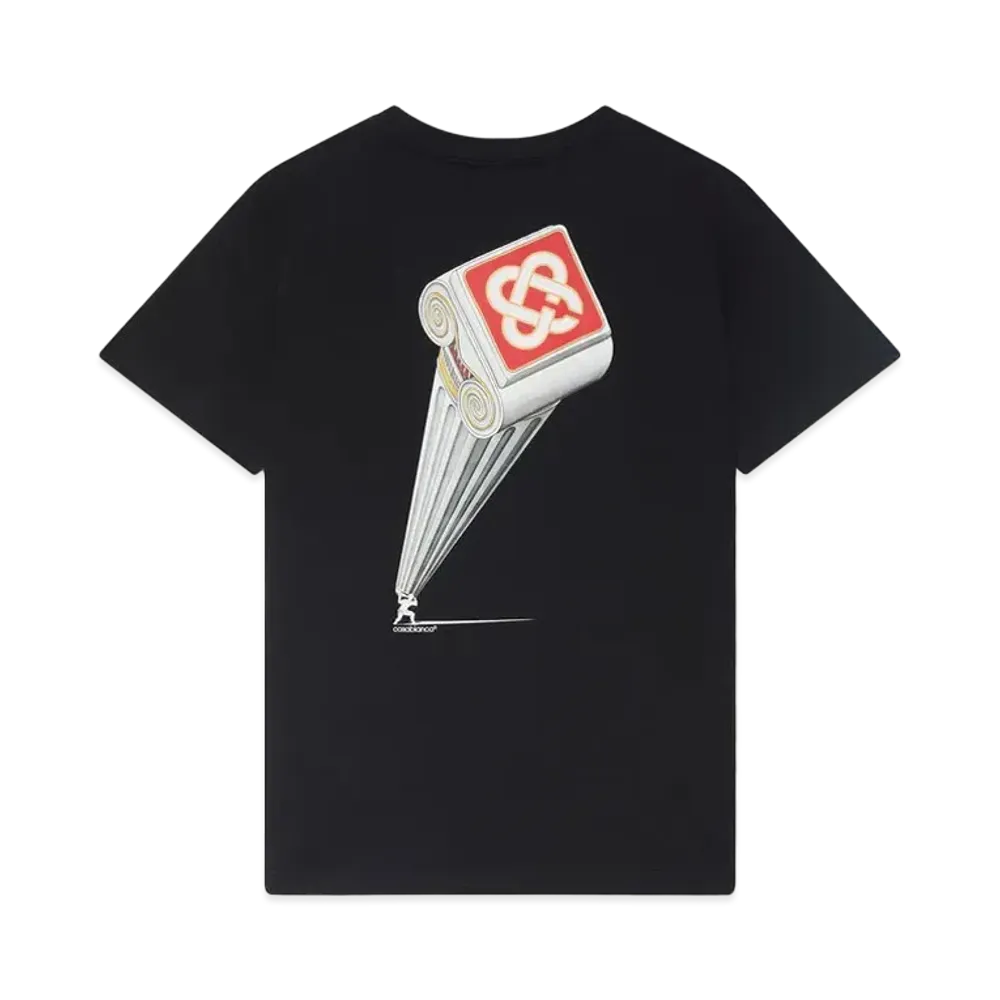 Casablanca Leaning Column T-Shirt "Black"