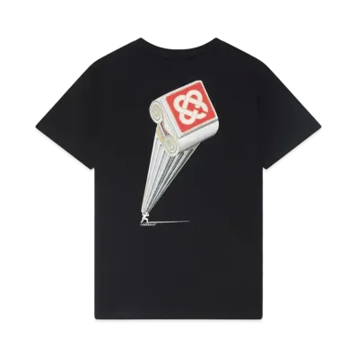 Casablanca Leaning Column T-Shirt "Black"