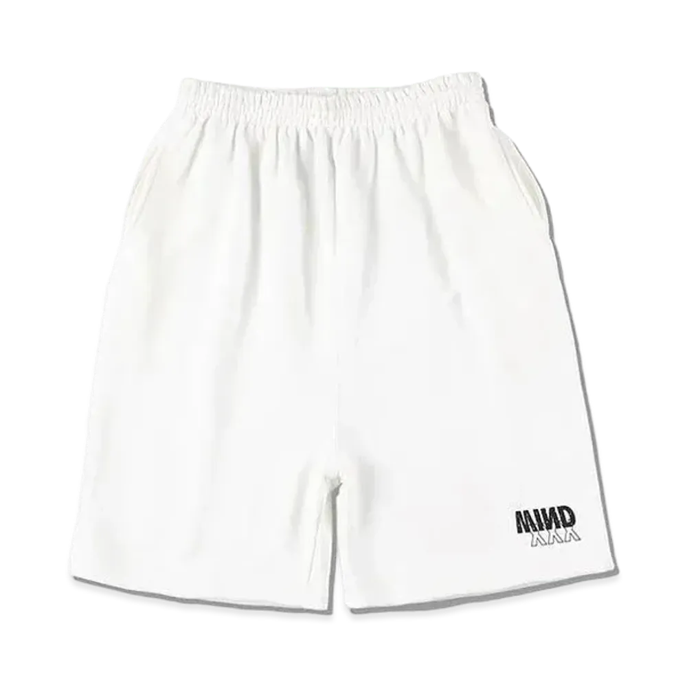 WIND AND SEA x XXX (MONOGRAM) SWEAT SHORTS "White"