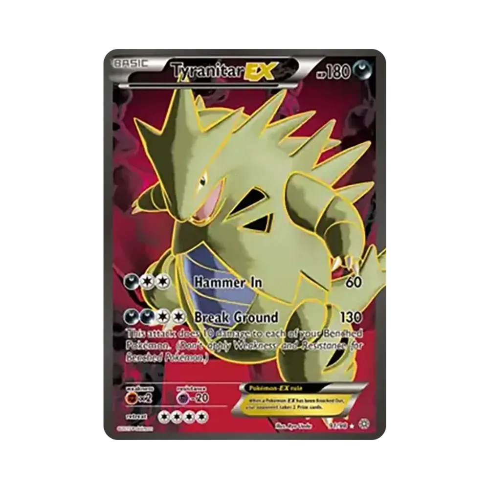 キュレムEX SR XY 拡張パック「バンデットリング」 キラ 084/081 バンギラスEX SR :1ED [XY7 089/081](拡張パック「バンデットリング