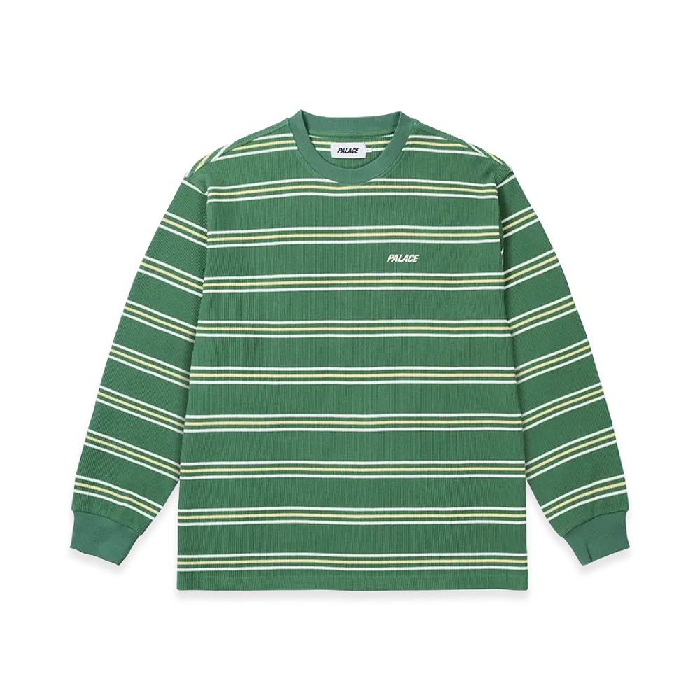 PALACE Trio Stripe Longsleeve "Lucky Green"