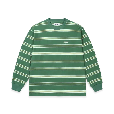 PALACE Trio Stripe Longsleeve "Lucky Green"