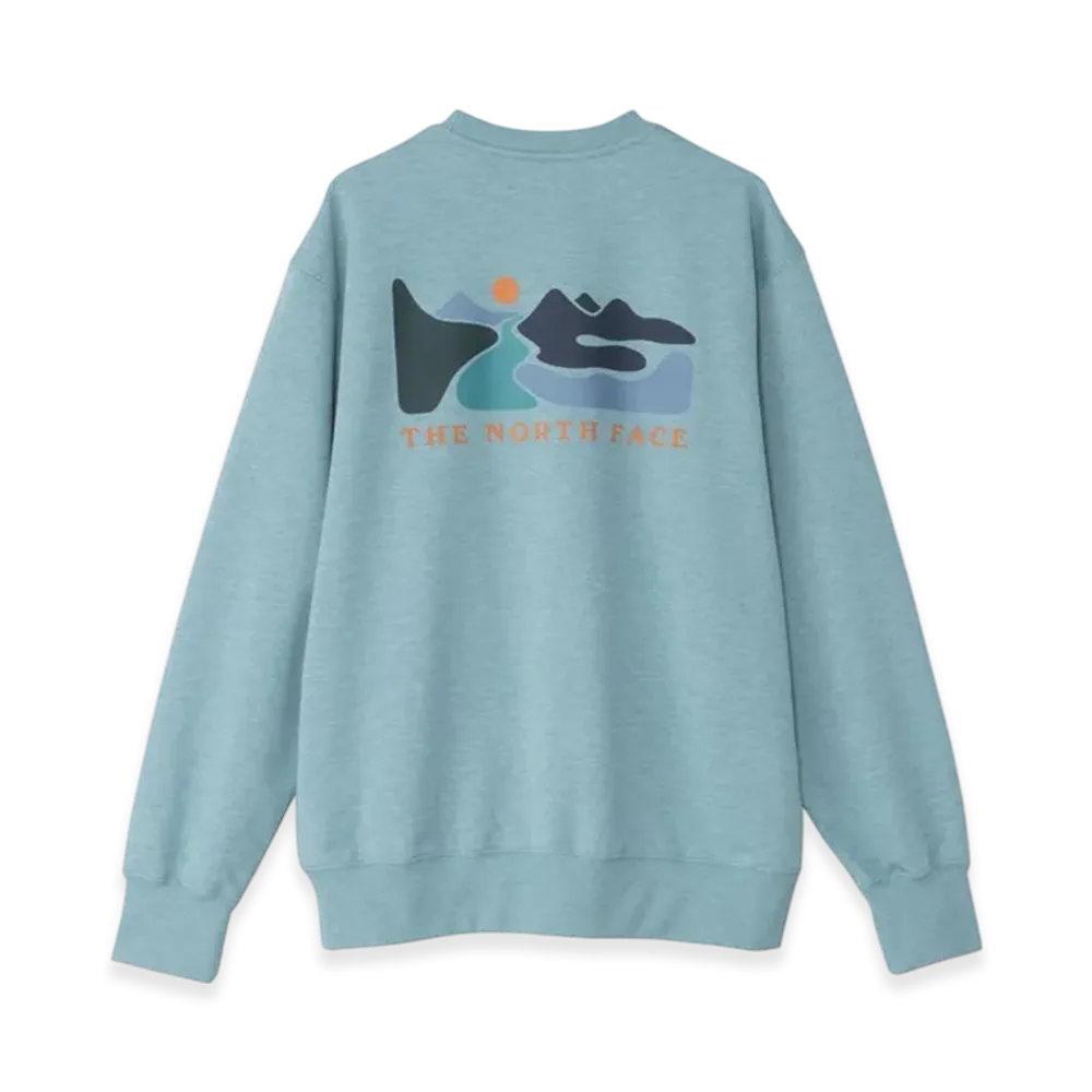 The North Face Graphic Sweat Crew "Blue Eclipse"
