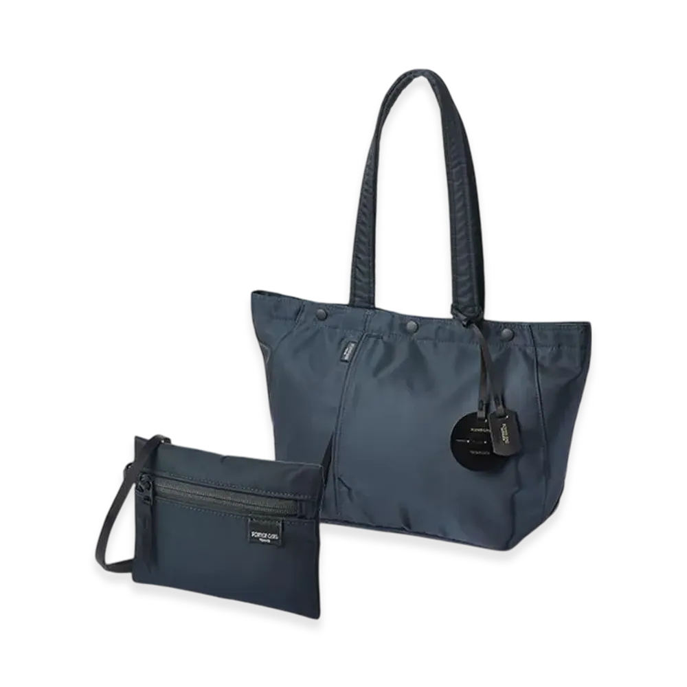 PORTER Shell Tote Bag S "Navy"