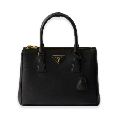 PRADA Galleria Saffiano Leather Medium Bag "Black"