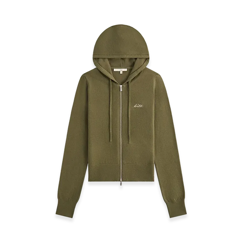 Kith Women's Faryn Hooded Zip Sweater "Canopy"