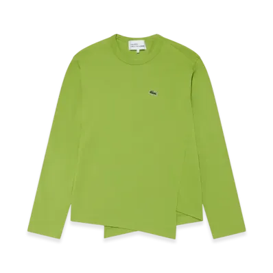COMME des GARCONS SHIRT x LACOSTE Long Sleeve T-Shirt "Green"