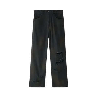 SUPPLIER Distressed Denim Pants "Black"