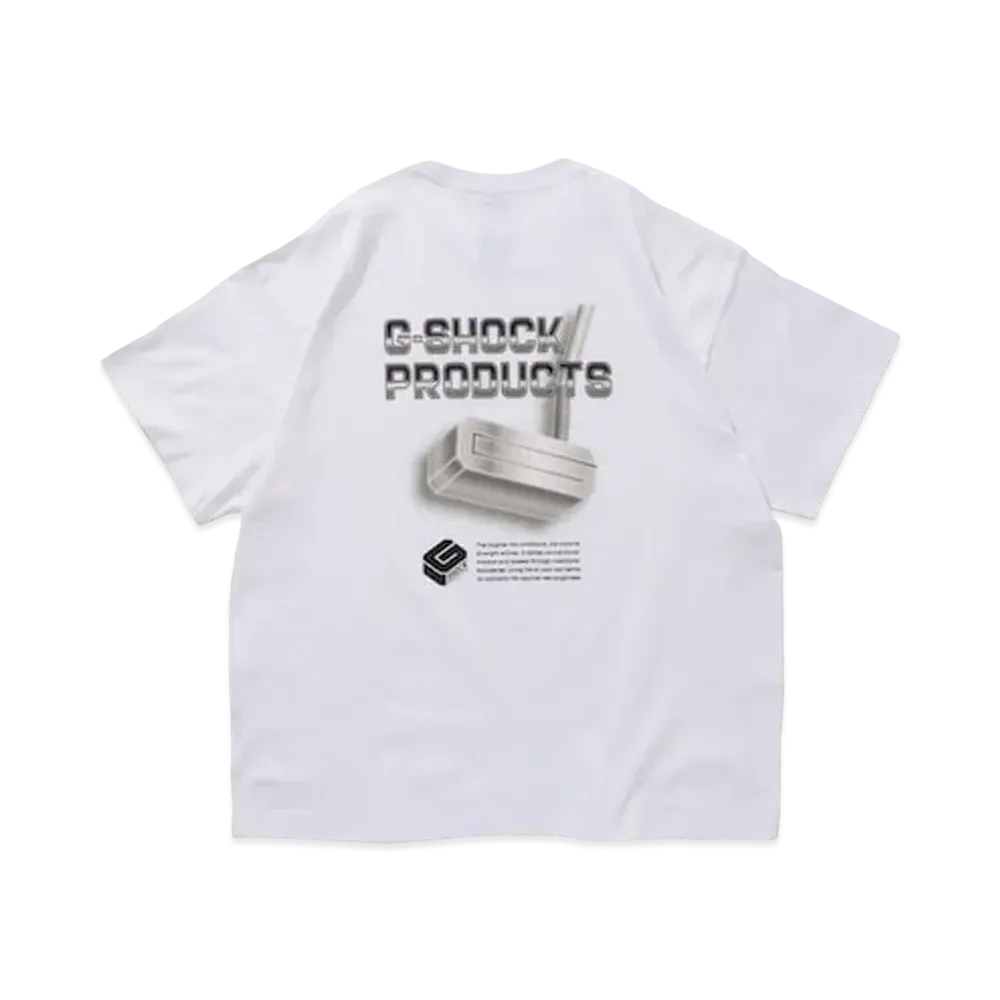 Casio G-Shock Product Outcourse Collection G-Putter T-Shirt "White"
