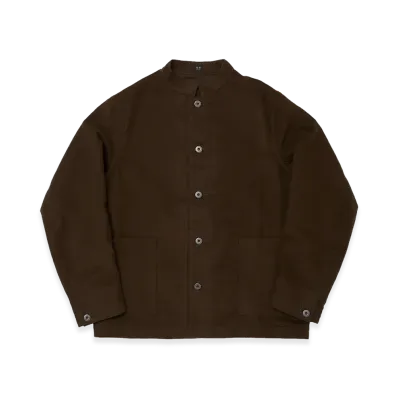 T.T Taiga Takahashi Lot.307 Stand Collar Jacket "Dark Brown"