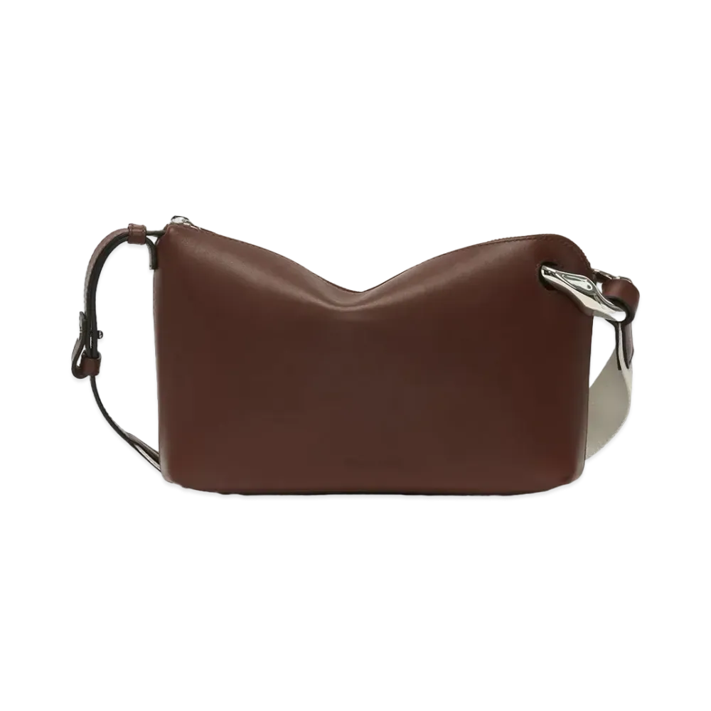 JW ANDERSON Small Jwa Corner Bag - Leather Crossbody Bag "Oak"