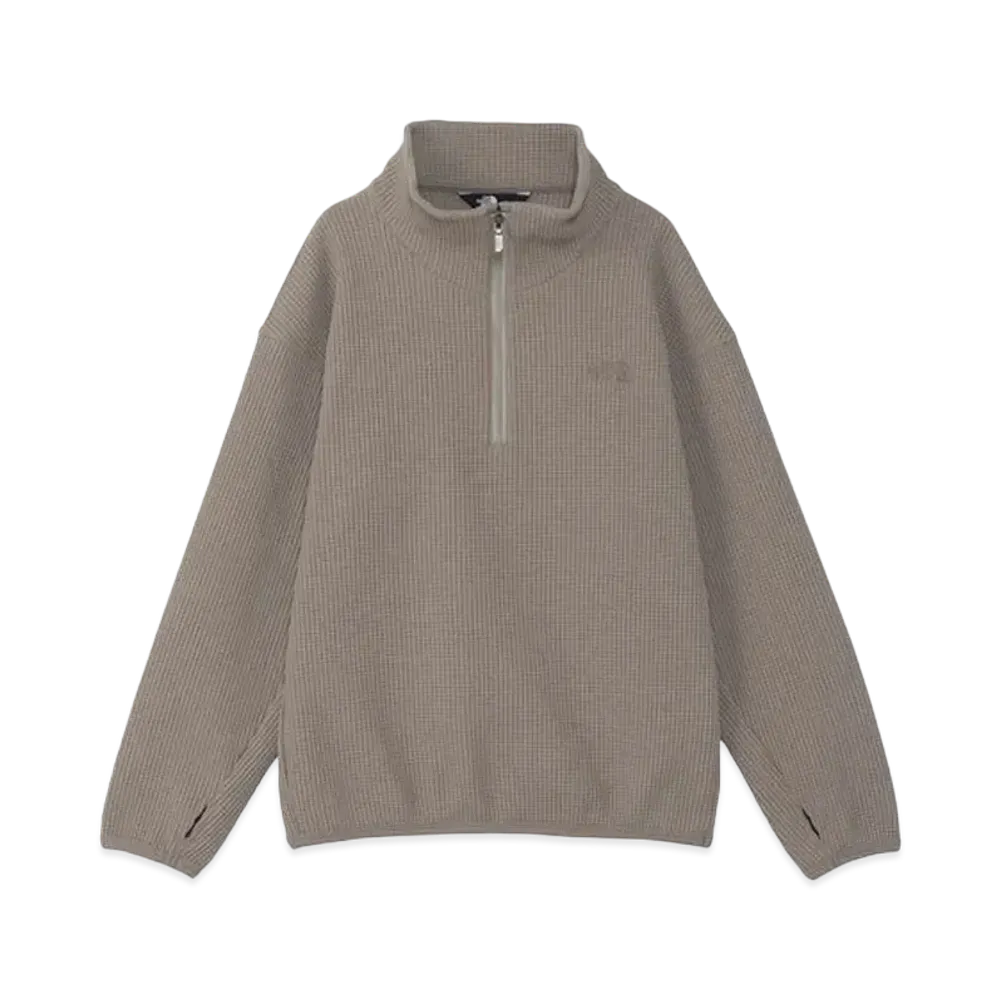 The North Face Waffle Half Zip (Kids) "Fallen Rock"