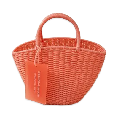 beautiful people Women's Wide Tube Knitting Basket S "Pink"