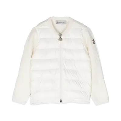 MONCLER Kids Down Cardigan "White"