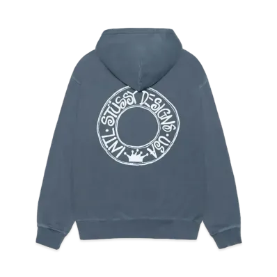 Stussy Buana Pigment Dyed Hoodie "Navy" (FA24)