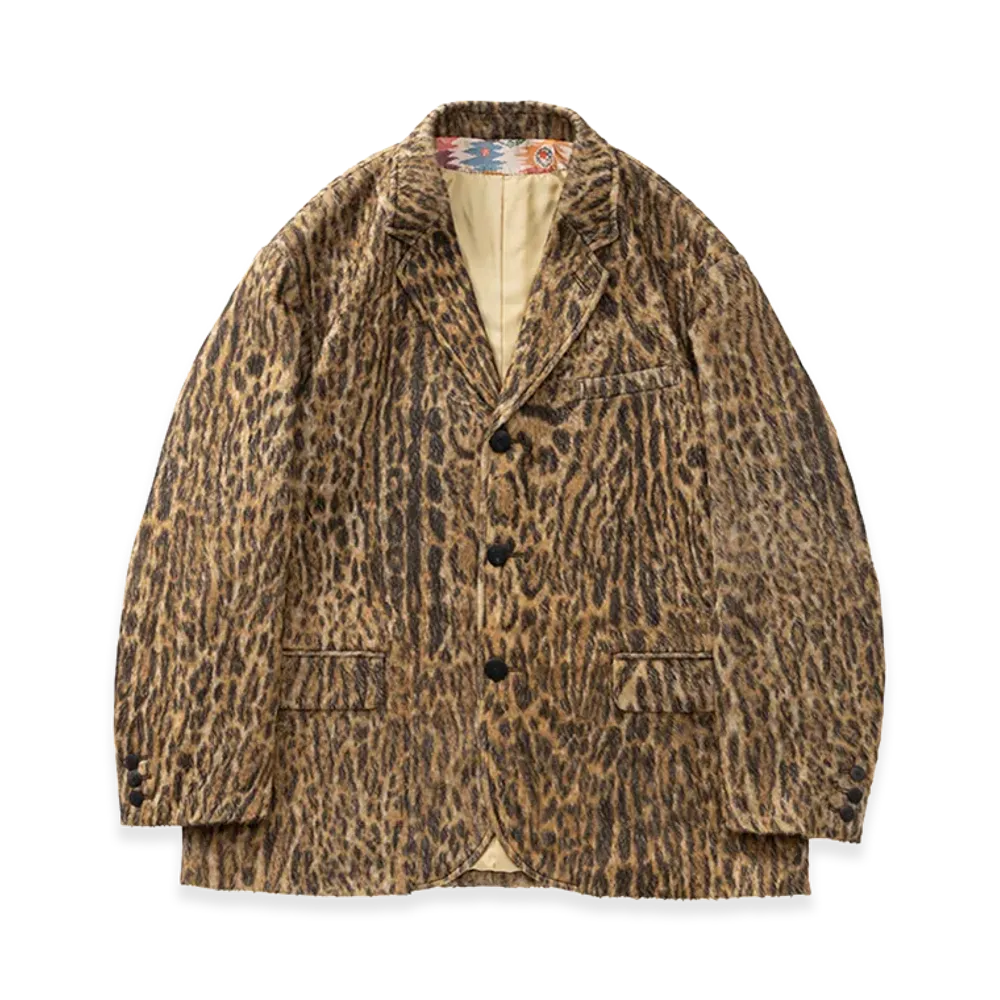 visvim Bowen Blazer Leopard "Beige"
