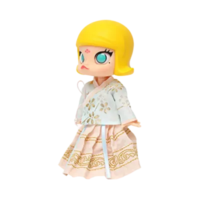 POP MART "BJD" MOLLY Chinese style pink skirt