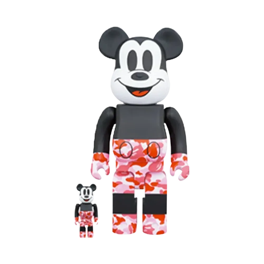 Bearbrick BAPE Mickey Mouse 100% & 400%