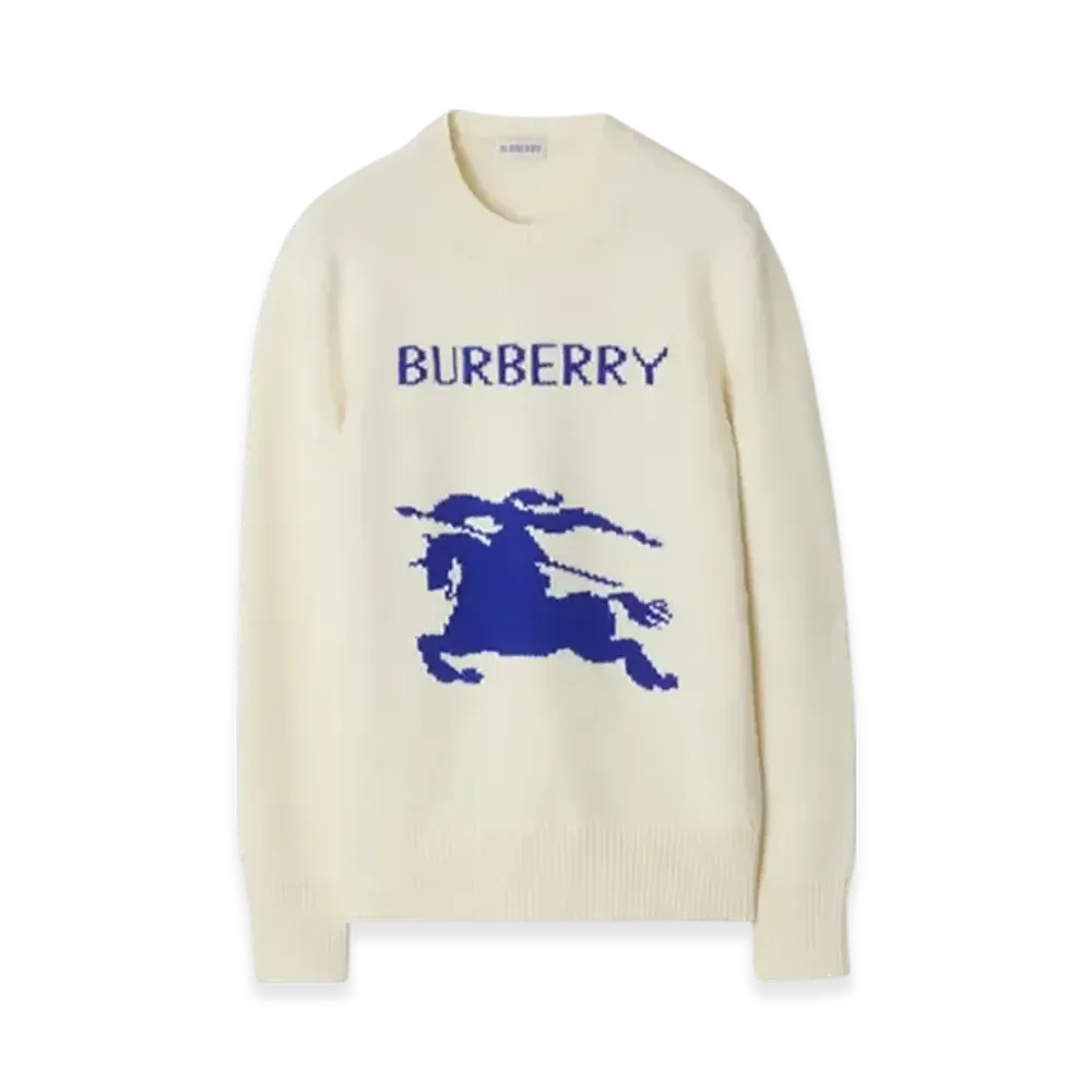 Burberry EKD Wool Cashmere Sweater "Off White"