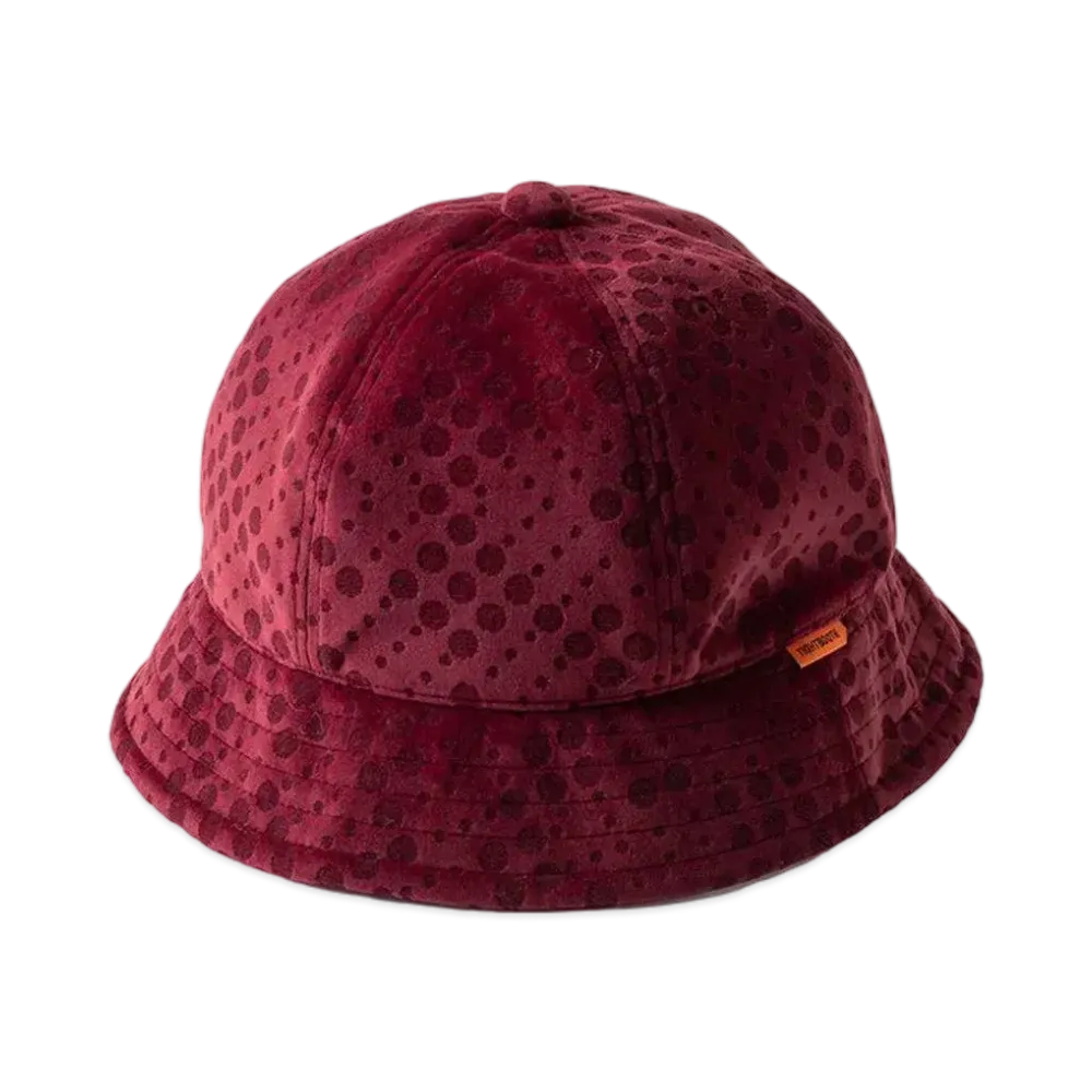 TIGHTBOOTH Dot Velour Hat "Burgundy"