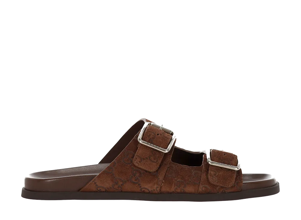GUCCI GG Sandals "Brown"