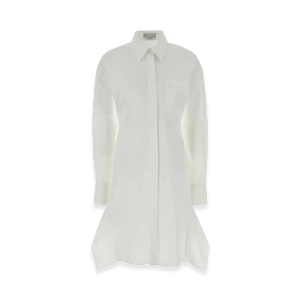STELLA McCARTNEY Women's Poplin Shirt Dress "White"