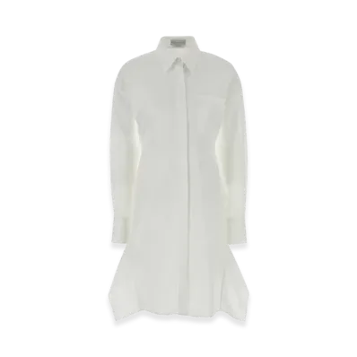 STELLA McCARTNEY Women's Poplin Shirt Dress "White"
