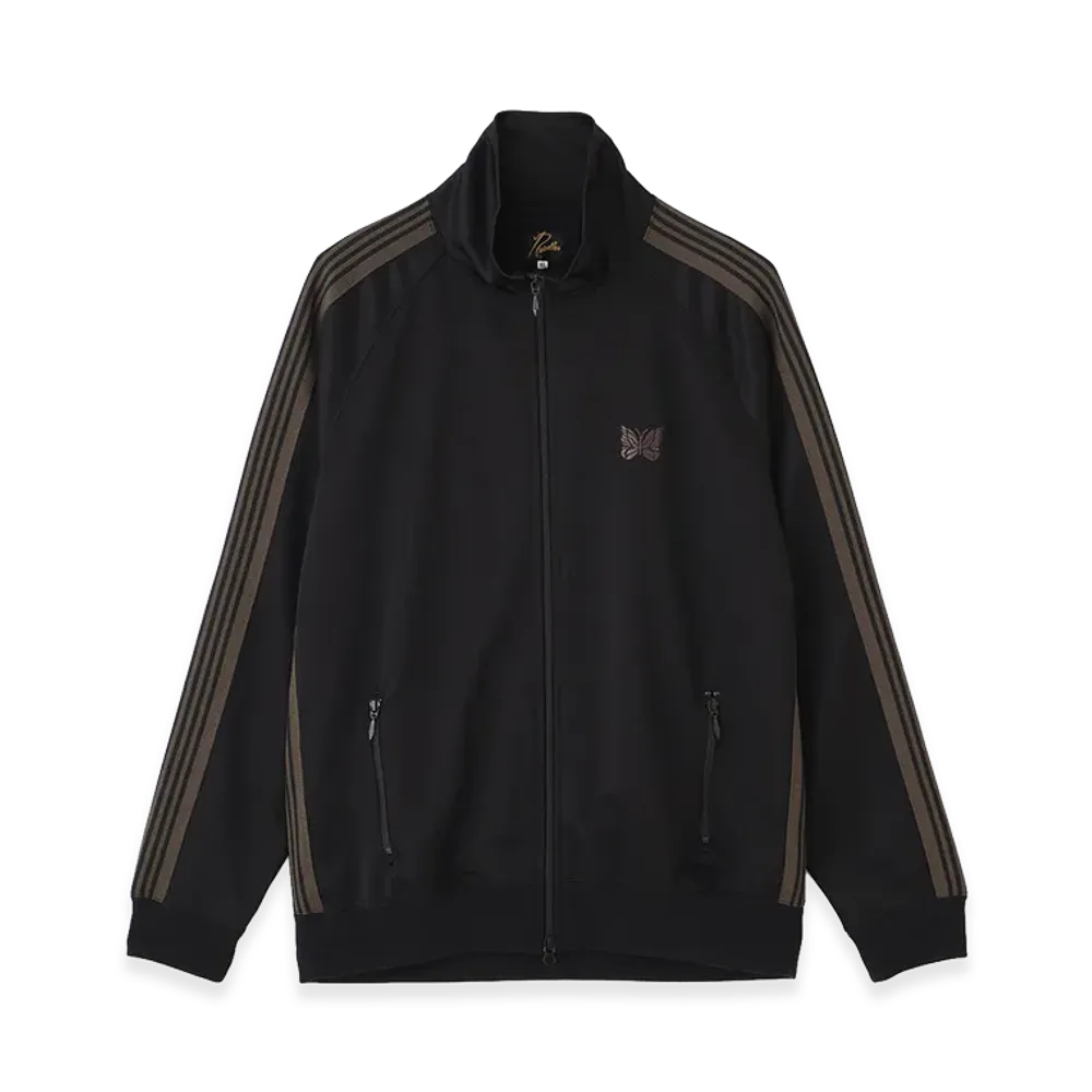 NEEDLES x B'2nd Track Jacket - Poly Smooth "Black"