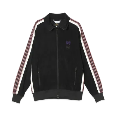NEEDLES x Sasquatchfabrix. Track Jacket - Poly Velour "Black"