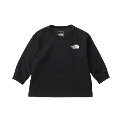 The North Face Baby Long Sleeve Small Logo Crew "Black"