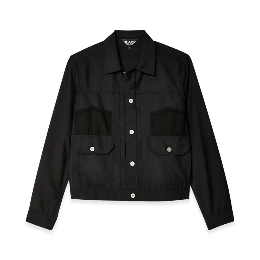 BLACK COMME des GARCONS Stripe Shirt "Black"