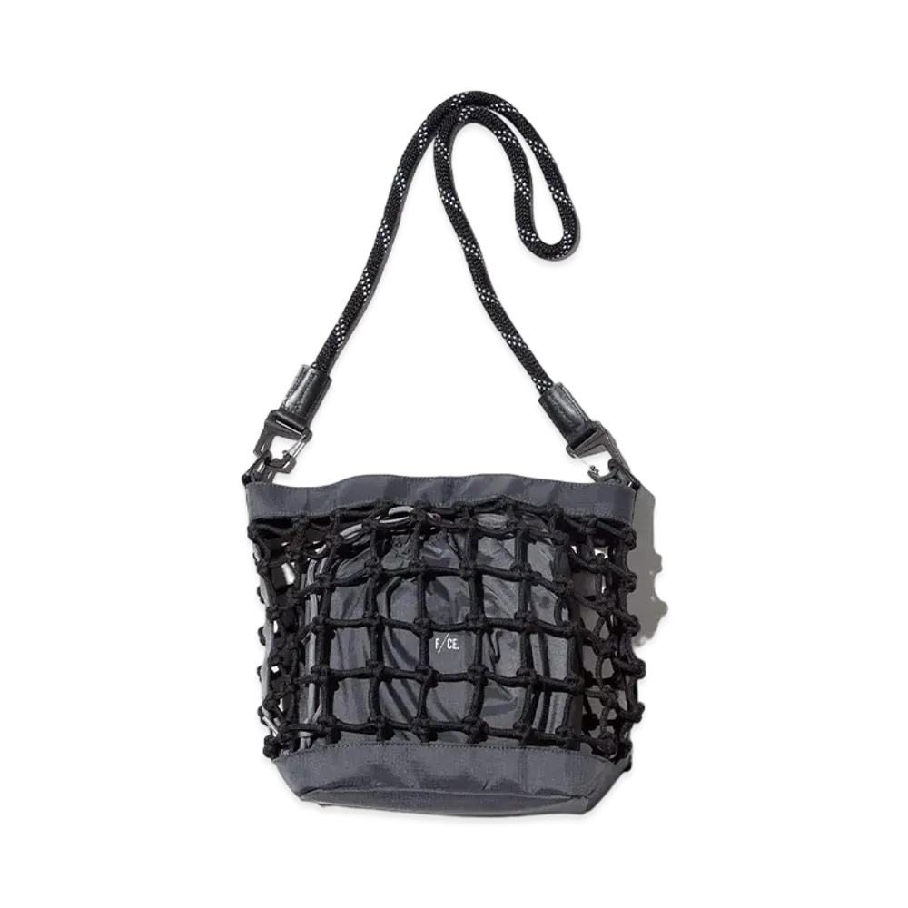 F/CE. Knotting Shoulder Pouch "Black"