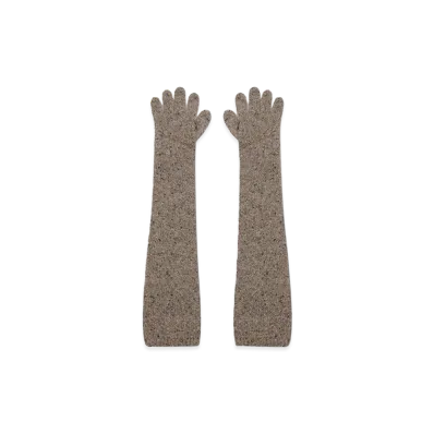 The Row Women's Merano Cashmere Gloves "Sepia"